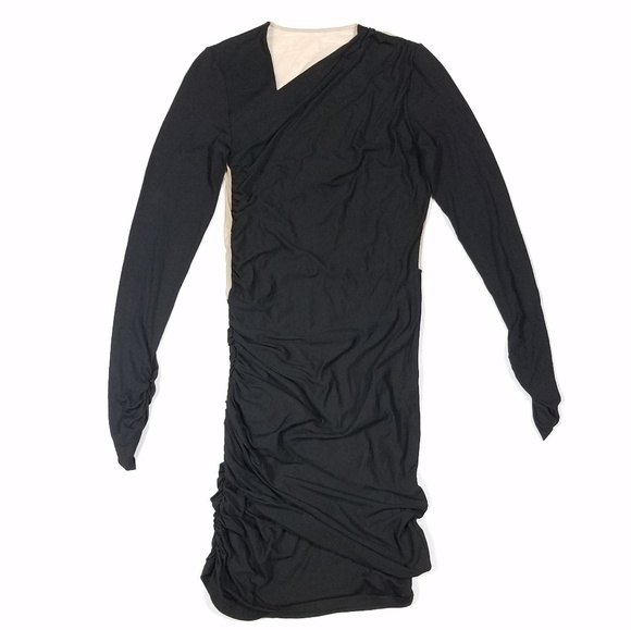 Michelle Mason Ruched Mesh Back Dress - Picture 3 of 8